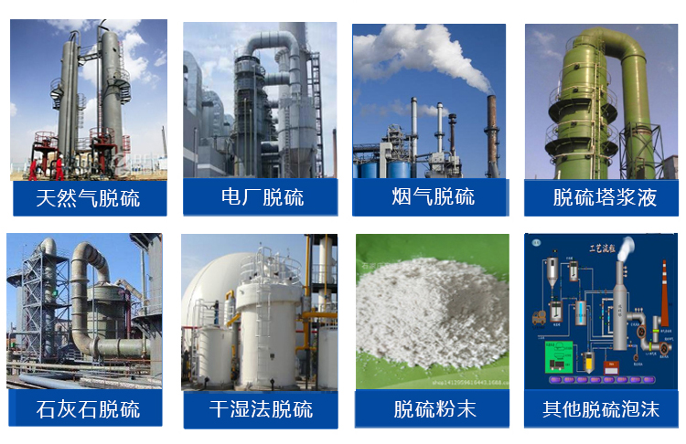 （圖：南輝電廠脫硫消泡劑運用領域）